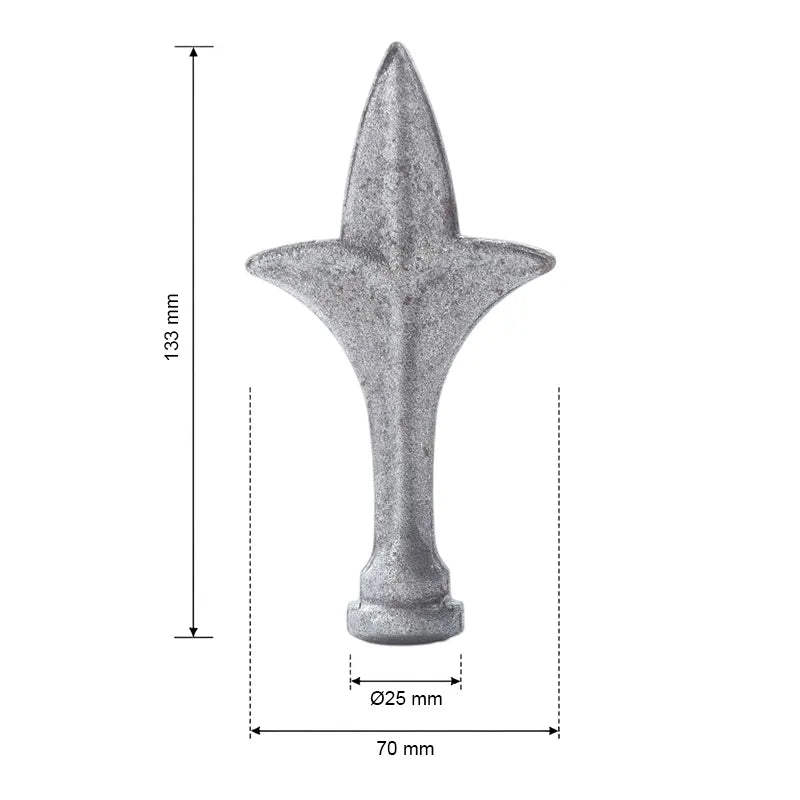 Hekpunt 70×133 mm – Ø25 mm