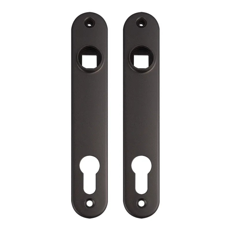 Locinox aluminium deurschilden – Voor insteeksloten – RAL 9005 – Set (2 stuks)