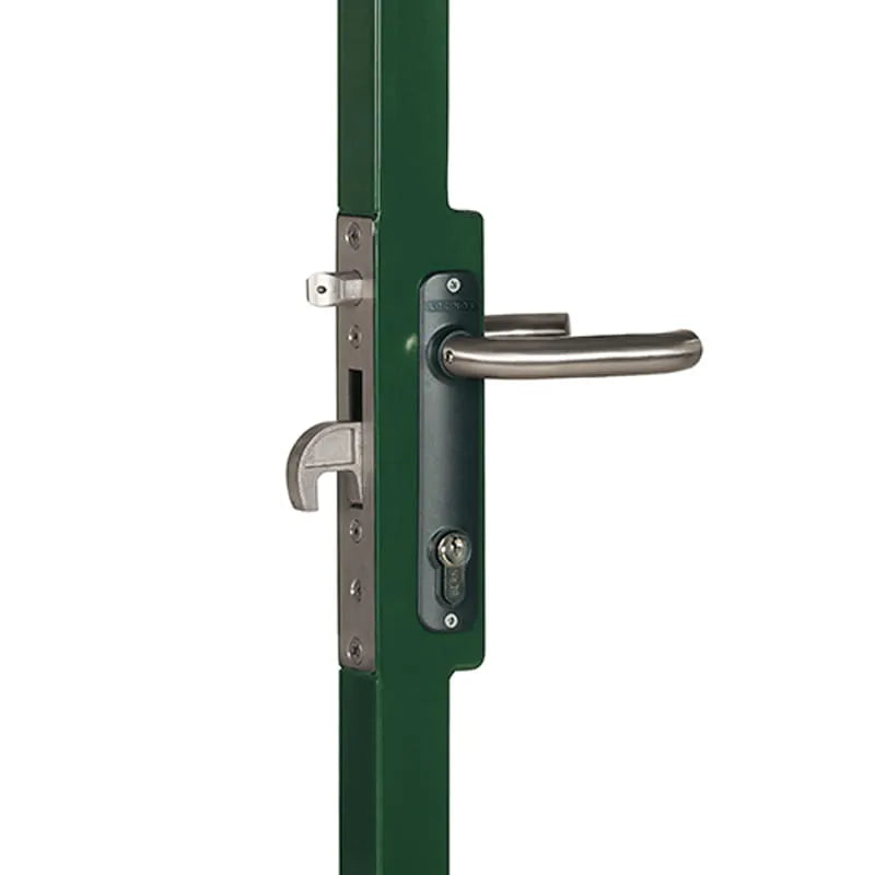 Locinox H-METAL set – Met insteekslot, klinkstel, cilinder, deurschilden & slotvanger