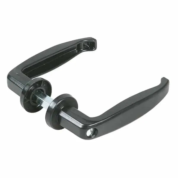 Poort klink – Aluminium – Zwart – Stiftlengte 40-50 mm