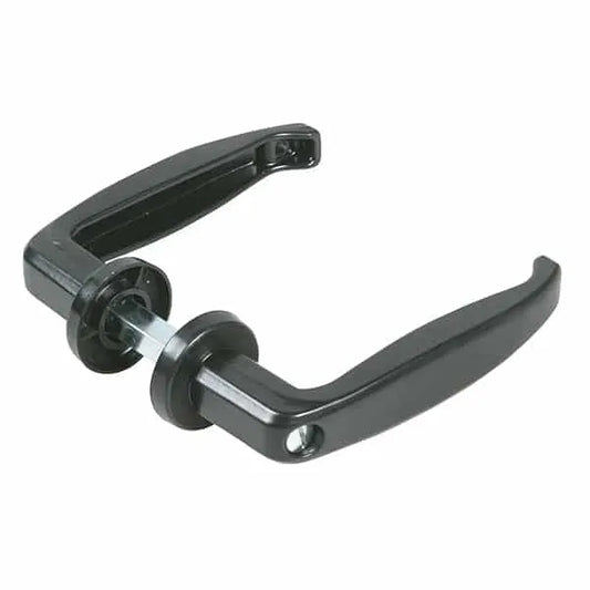 Poort klink – Aluminium – Zwart – Stiftlengte 40-50 mm