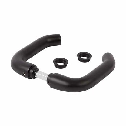 Locinox 3006B poort klink – Zwart geanodiseerd aluminium – Stiftlengte 60 mm