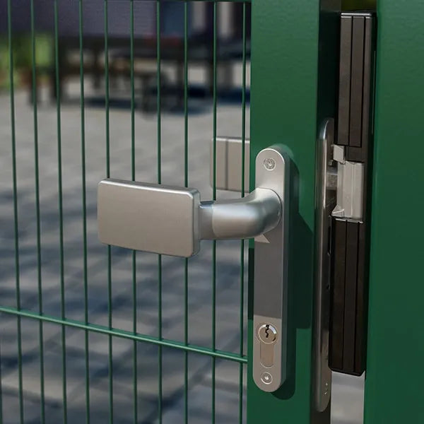 Locinox 3006FIX poort klink – Aluminium – Stiftlengte 60 mm – Vaste/roterende werking – RAL 9005