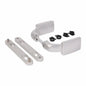 Locinox 3006FIX poort klink – Aluminium – Stiftlengte 60 mm – Vaste en/of roterende werking – Zilver