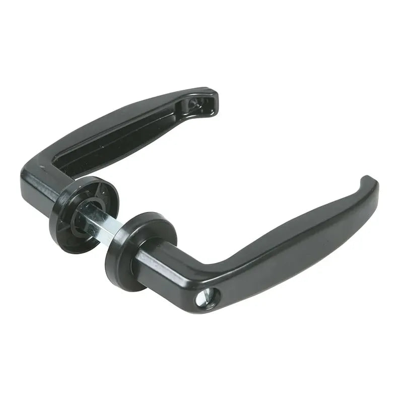 Poort klink – Aluminium – Zwart – Stiftlengte 50-60 mm