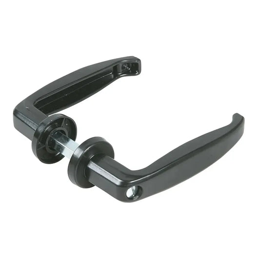 Poort klink – Aluminium – Zwart – Stiftlengte 50-60 mm