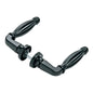 Comunello Valentina poort klink – Aluminium – Zwart – Stiftlengte 30-50 mm – Inclusief rozetten