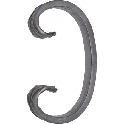 Grande Forge stalen sierkrul – C-krul – Serie C - 12x6 Materiaaldikte (mm)