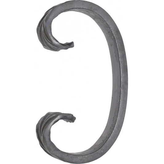 Grande Forge stalen sierkrul – C-krul – Serie C - 12x6 Materiaaldikte (mm)