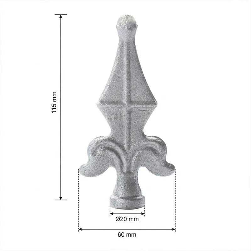 Hekpunt 60×115 mm – Ø20 mm