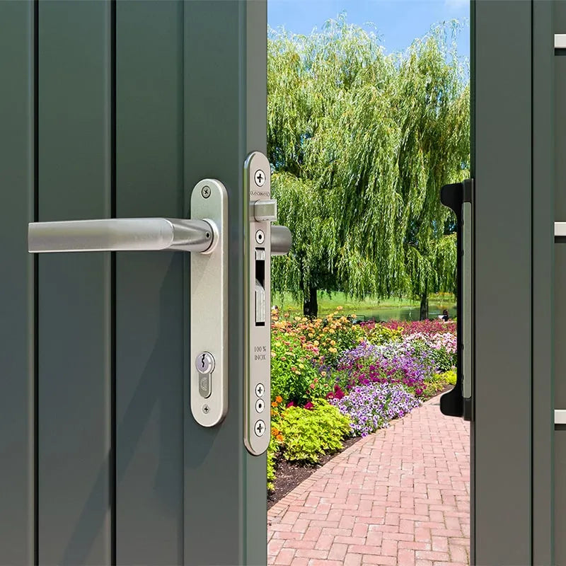 Locinox FIFTYLOCK set – Met insteekslot, klinkstel, cilinder, deurschilden & slotvanger