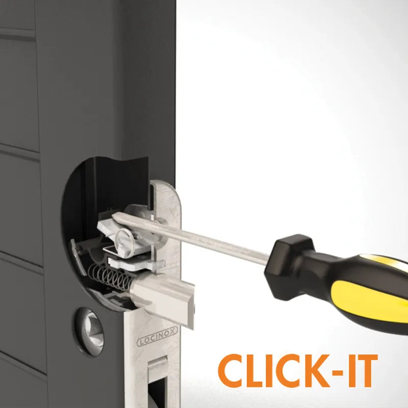 Locinox FORTYLOCK insteekslot – 20 mm doornmaat – Voor profielen vanaf 40 mm
