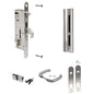 Locinox H-METAL set – Met insteekslot, klinkstel, cilinder, deurschilden & slotvanger