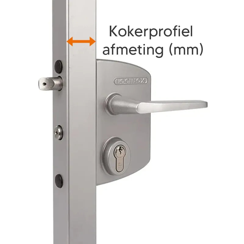 Locinox LAKQ U2 industrieel poortslot (Zilver)