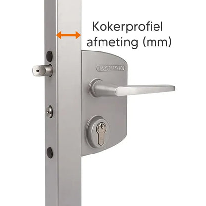 Locinox LAKQ U2 industrieel poortslot (Zilver)