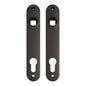 Locinox aluminium deurschilden – Voor insteeksloten – RAL 9005 – Set (2 stuks)