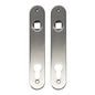 Locinox RVS deurschilden – Voor insteekslot – Set (2 stuks)