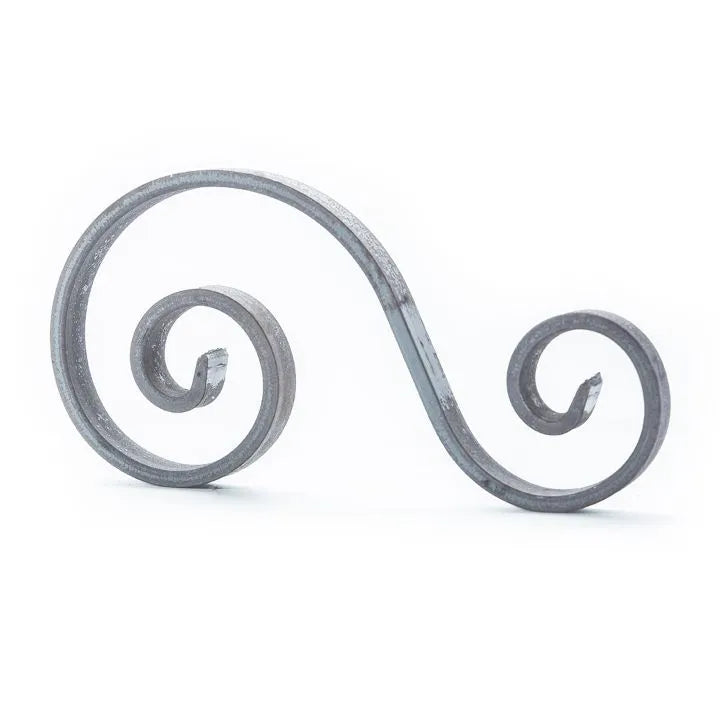 S-krul 220x110x65 mm / strip 12×6 mm
