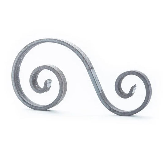 S-krul 220x110x65 mm / strip 12×6 mm