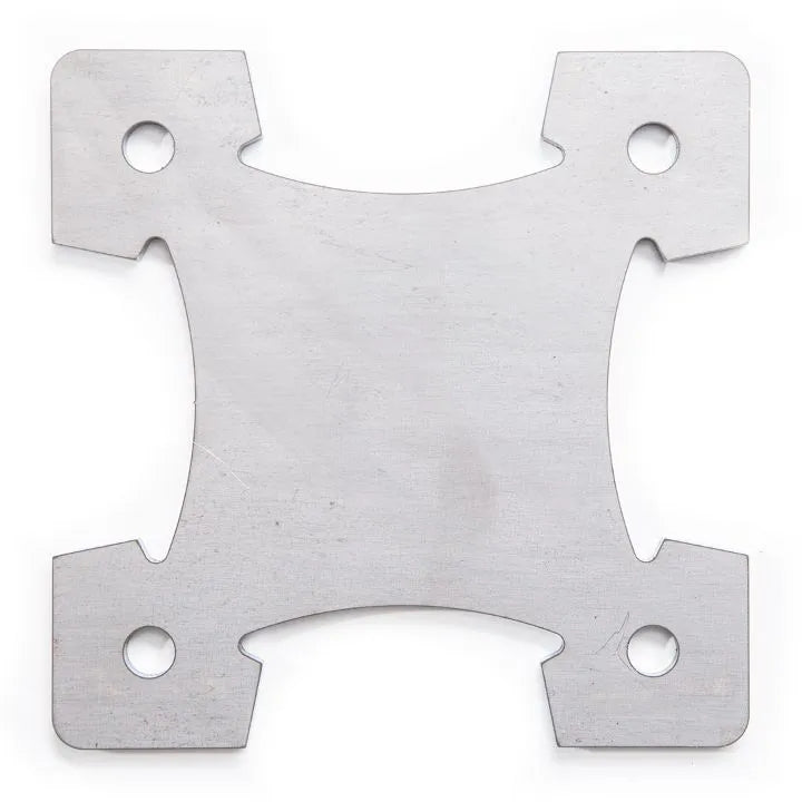 Muurplaat 210x210x5 mm, met montagegaten