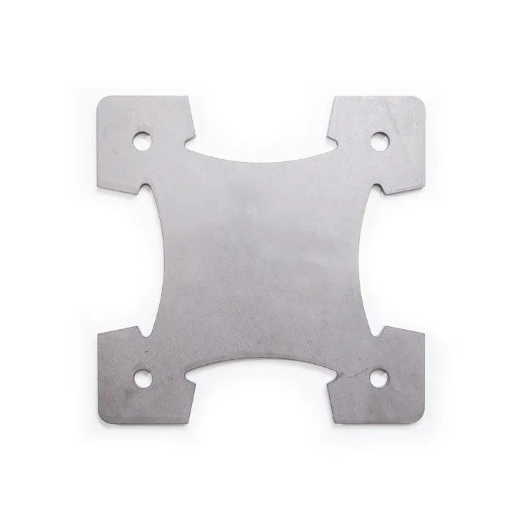 Muurplaat 140x140x5 mm, met montagegaten