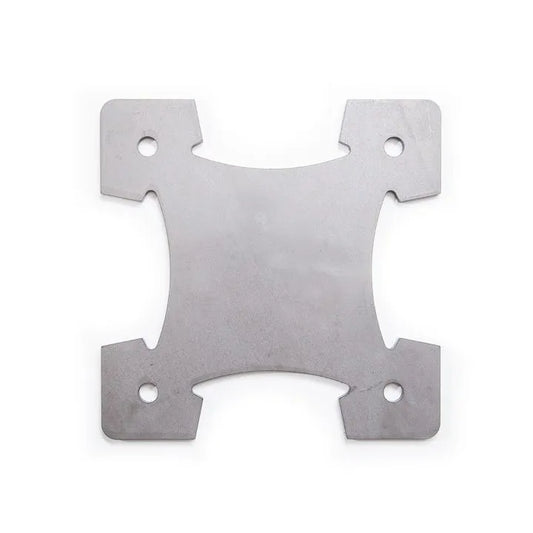Muurplaat 140x140x5 mm, met montagegaten