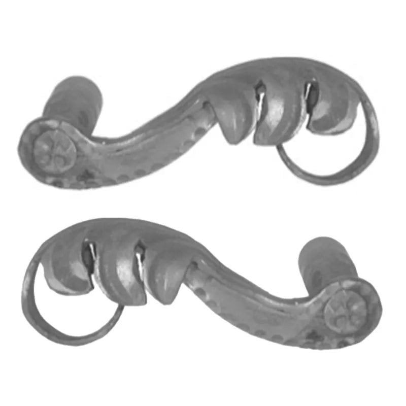 EuroFer sier poort klink set – Onbehandeld staal – L= 142 mm – Zonder stift
